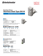 BLDC Stainless Steel Motors 200W